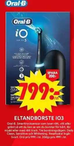 ICA Maxi ORAL-B Eltandborste 103 erbjuda