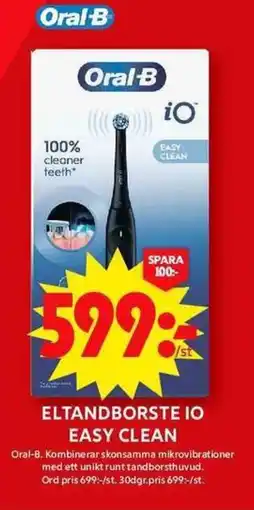 ICA Maxi ORAL-B Eltandborste io easy clean erbjuda