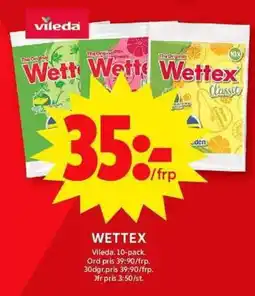 ICA Maxi VILEDA Wettex erbjuda
