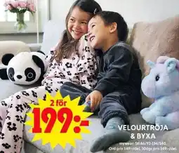 ICA Maxi Velourtröja & byxa erbjuda