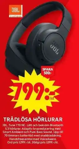 ICA Maxi JBL Trådlösa hörlurar erbjuda