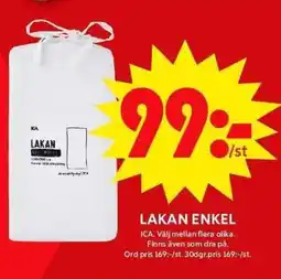 ICA Maxi ICA Lakan enkel erbjuda