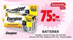 ICA Maxi ENERGIZER Batterier erbjuda