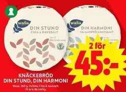 ICA Maxi WASA Knäckebröd din stund, din harmoni erbjuda