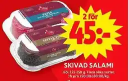 ICA Maxi GÖL Skivad salami erbjuda