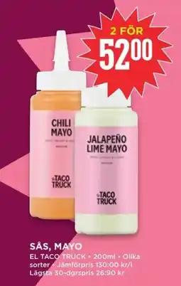 Willys Sås, mayo erbjuda
