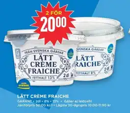Willys GARANT Lätt crème fraiche erbjuda
