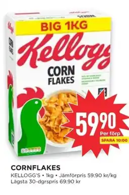 Willys KELLOGG'S Cornflakes erbjuda