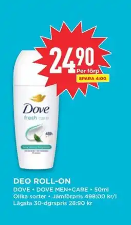 Willys DOVE Deo roll-on erbjuda