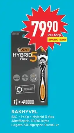 Willys BIC Rakhyvel erbjuda
