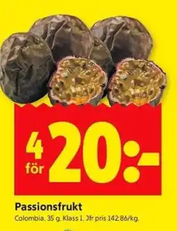 ICA Kvantum Passionsfrukt erbjuda