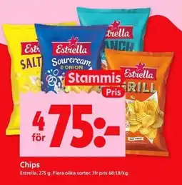 ICA Kvantum ESTRELLA Chips erbjuda