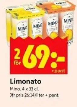 ICA Kvantum MINO Limonato erbjuda