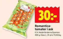 ICA Kvantum ICA Romantica- tomater i ask erbjuda