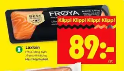 ICA Kvantum Laxloin erbjuda