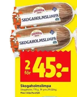 ICA Kvantum SKOGAHOLM Skogaholmslimpa erbjuda