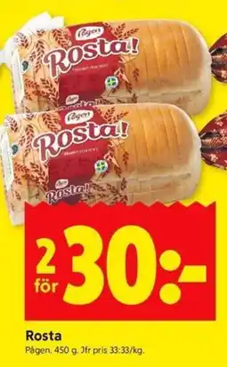ICA Kvantum PÅGEN Rosta erbjuda