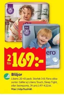ICA Kvantum LIBERO Blöjor erbjuda