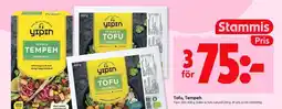 ICA Kvantum YIPIN Tofu, tempeh erbjuda