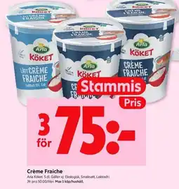 ICA Kvantum ARLA Crème fraiche erbjuda