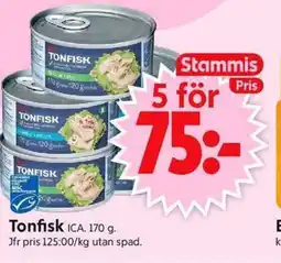 ICA Supermarket ICA Tonfisk erbjuda