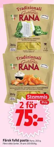 ICA Supermarket RANA Färsk fylld pasta erbjuda