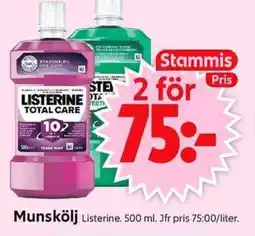 ICA Supermarket LISTERINE Munskölj erbjuda