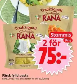 ICA Supermarket RANA Färsk fylld pasta erbjuda