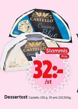 ICA Supermarket CASTELLO Dessertost erbjuda