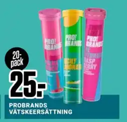 ÖoB Probrands vätskeersättning erbjuda