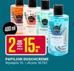 ÖoB Papilion duschcreme erbjuda
