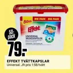 ÖoB EFFEKT Tvättkapslar erbjuda