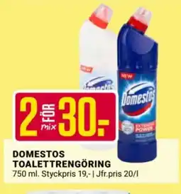 ÖoB DOMESTOS Toalettrengöring erbjuda