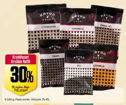 ÖoB Kryddhuset Kryddor Refill erbjuda