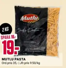 ÖoB Mutlu pasta erbjuda