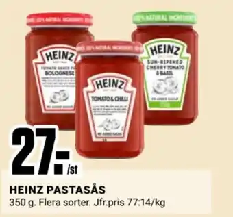 ÖoB HEINZ Pastasås erbjuda