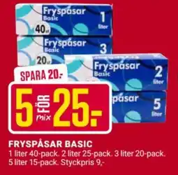 ÖoB Fryspåsar basic erbjuda