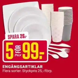 ÖoB Engångsartiklar erbjuda