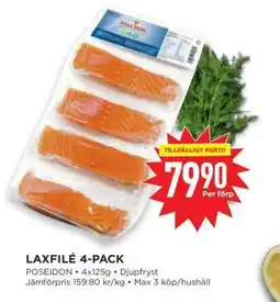 Willys LAXFILÉ 4-PACK erbjuda