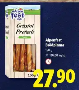 Lidl ALPENFEST Brödpinnar erbjuda