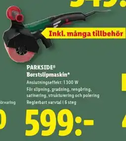 Lidl PARKSIDE Borstslipmaskin erbjuda