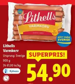 Lidl Lithells Varmkorv erbjuda