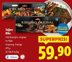 Lidl Jojjen ribs erbjuda