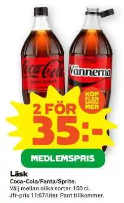 Stora Coop Läsk erbjuda