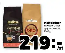 Stora Coop Kaffebönor Lavazza erbjuda