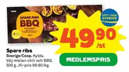 Stora Coop Spare ribs erbjuda