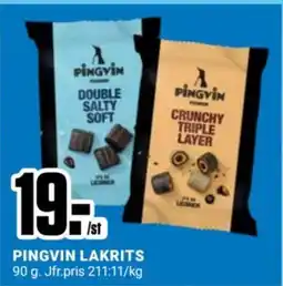 ÖoB Pingvin lakrits erbjuda