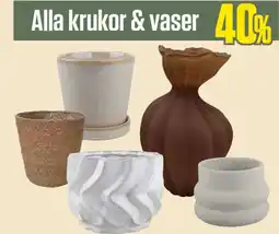 ÖoB Alla krukor & vaser erbjuda