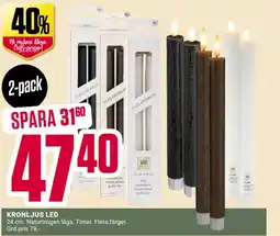 ÖoB Kronljus LED erbjuda