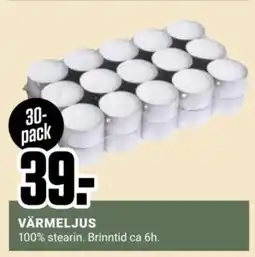 ÖoB Värmeljus erbjuda